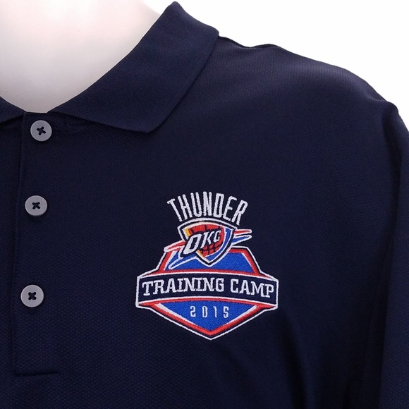 OKC Thunder Adidas TEAM ISSUED XL Adult Mens  Navy - Picture 3 of 8